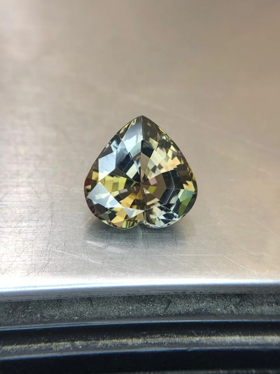 Natural Untreated Tanzanite  6.3 carats in Heart Shape from Tanzania — view 2